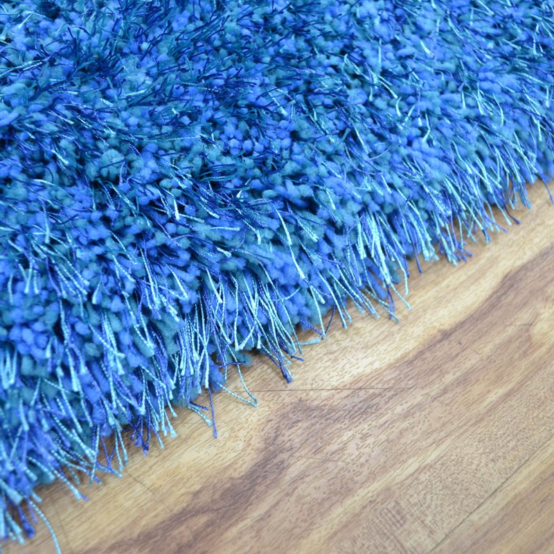 Love Shaggy Rugs in Blue buy online from the rug seller uk